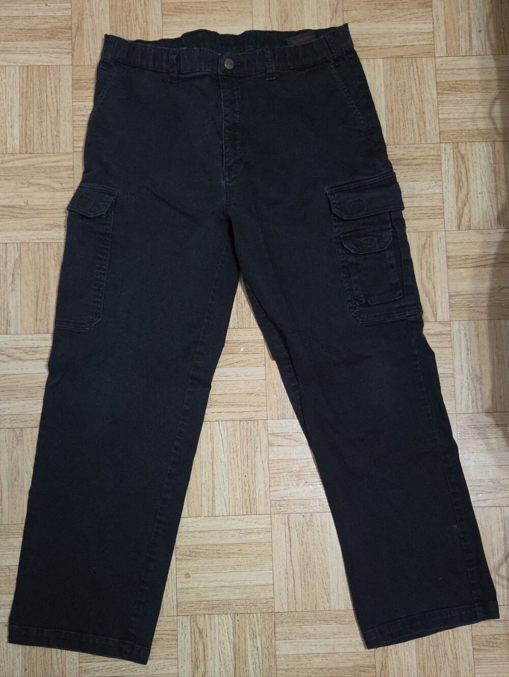 Dakota Men's Black Cargo Pants - Comfort Fit